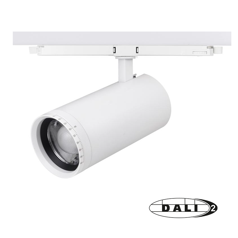 DALI 3-fase Railspot Zoomaro 30W Wit
