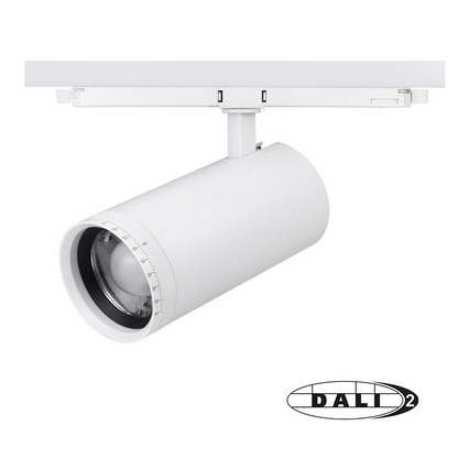 DALI 3-fase Railspot Zoomaro 30W Wit