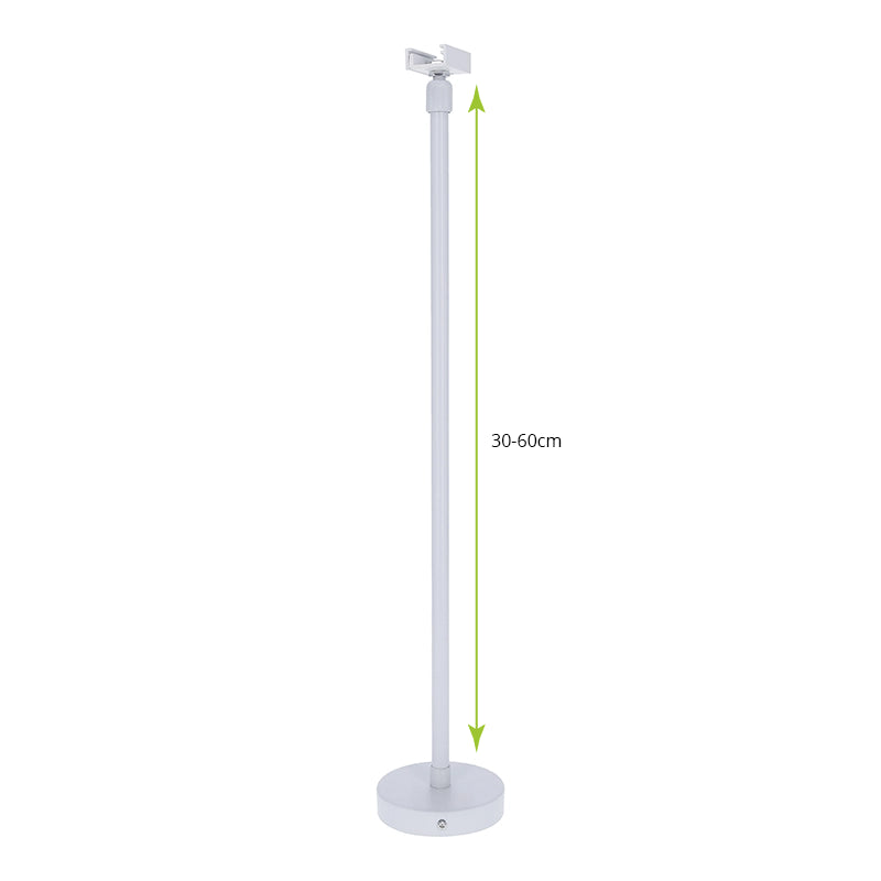 Spanningsrail Ophangsysteem | Draadeind | 30cm/60cm | Wit | 2 Stuks