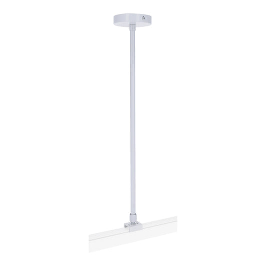 Spanningsrail Ophangsysteem | Draadeind | 50cm/100cm | Wit | 2 Stuks