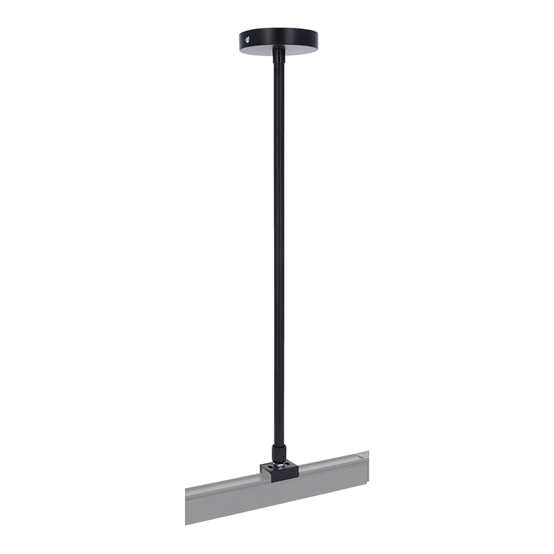 Spanningsrail Ophangsysteem | Draadeind | 50cm/100cm | Zwart | 2 Stuks