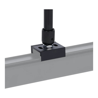 Spanningsrail Ophangsysteem | Draadeind | 50cm/100cm | Zwart | 2 Stuks