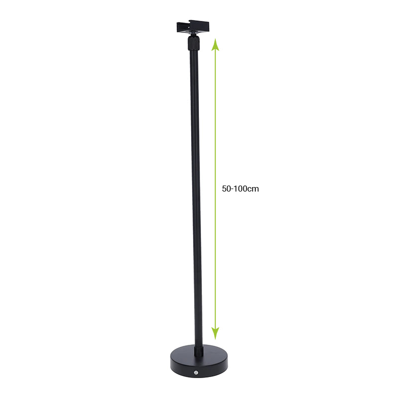 Spanningsrail Ophangsysteem | Draadeind | 50cm/100cm | Zwart | 2 Stuks