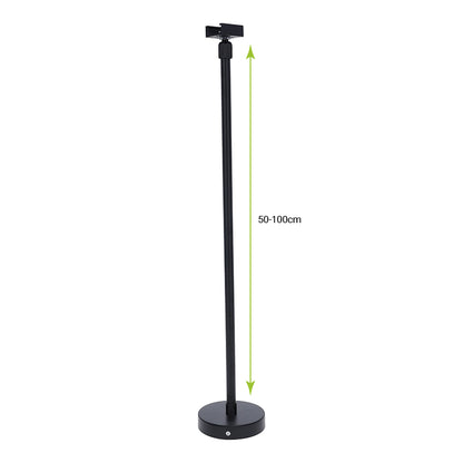 Spanningsrail Ophangsysteem | Draadeind | 50cm/100cm | Zwart | 2 Stuks
