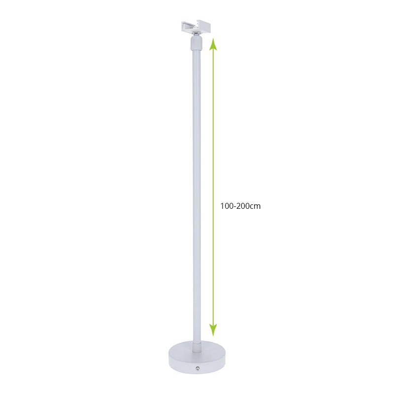 Spanningsrail Ophangsysteem | Draadeind | 100cm/200cm | Wit | 2 Stuks