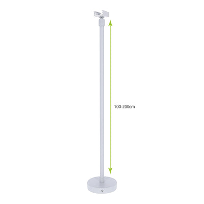Spanningsrail Ophangsysteem | Draadeind | 100cm/200cm | Wit | 2 Stuks