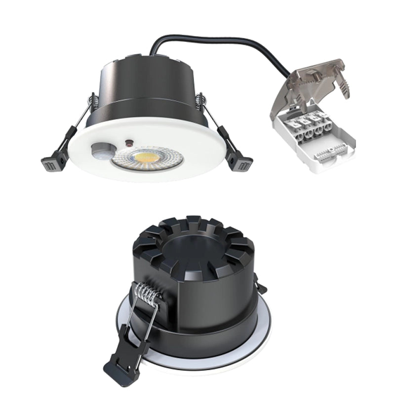 Lumexa Odessaro LED Inbouwspot 6W CCT-Switch met PIR Sensor IP65 Zaagmaat Ø68-75 mm