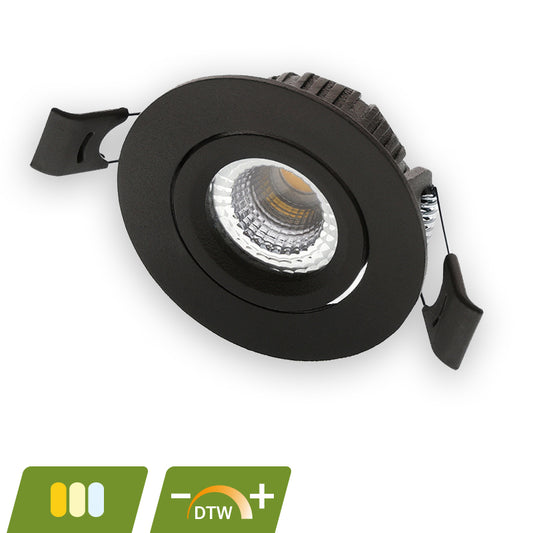 Polluxo | Inbouwspot | Slim-Fit | zaagmaat Ø55mm | Dim2Warm | 5W | IP54