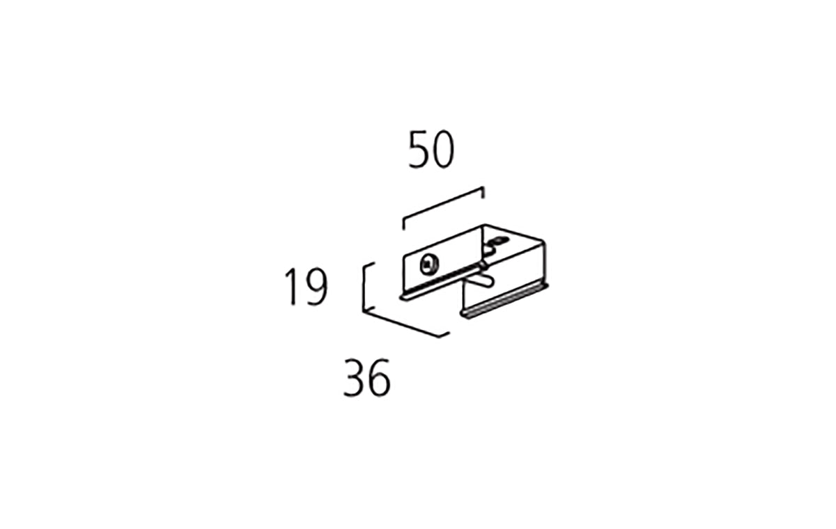 MacBright EUTRAC 3F Montage Clip Plafond / Pendel Staal