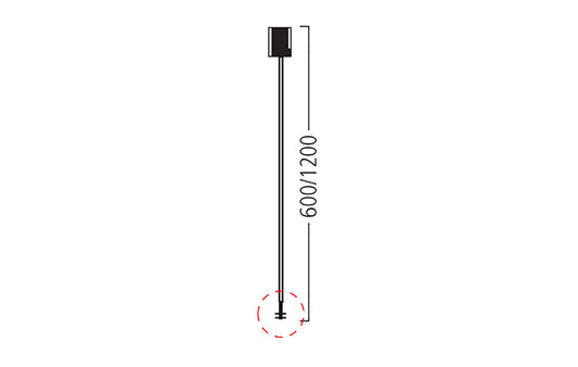 MacBright EUTRAC 3F Pendelset 13mm 1.2m