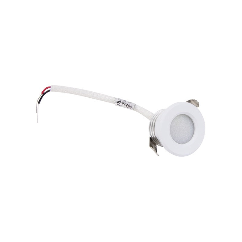 Phobaro | Mini inbouwspot | zaagmaat Ø27mm | Dim2Warm | 1.5W | Wit | IP44