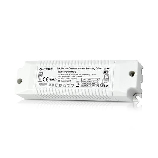 1-10V | DALI | Constant Current | Dimbaar | Driver | 15W