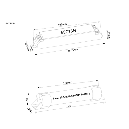 Noodunit | Lichtlijn | 5W | 3 uur