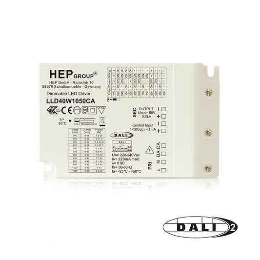 DALI Driver | 40W | 500-1050mA
