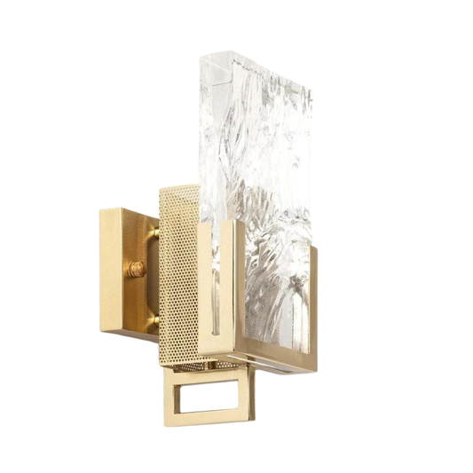 Glamaro sculpturale wandlamp goud E14