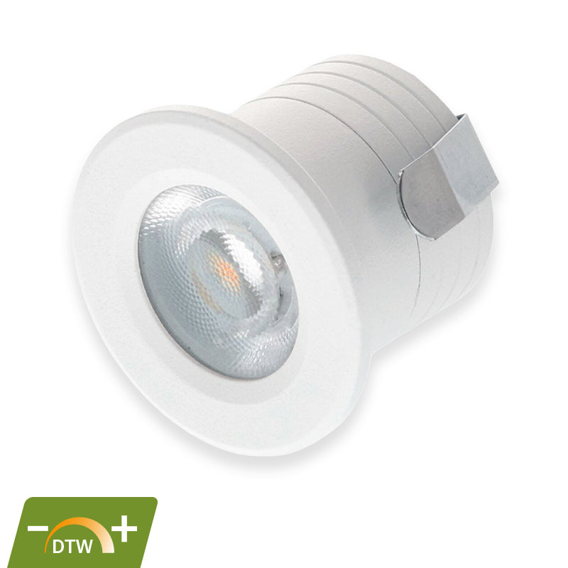 Lumexa Phobaro LED Mini Inbouwspot 2W Dim2Warm IP44 Zaagmaat Ø27 mm