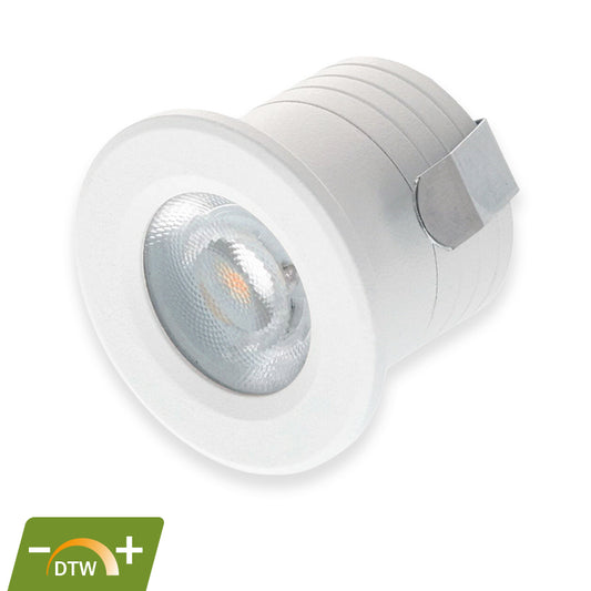 Lumexa Phobaro LED Mini Inbouwspot 2W Dim2Warm IP44 Zaagmaat Ø27 mm