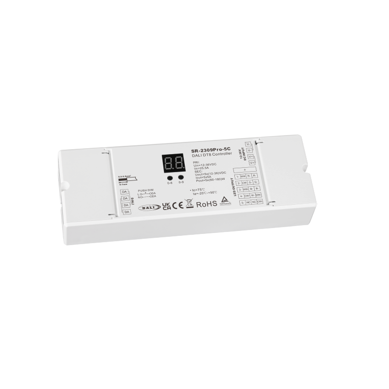 DALI Triac Dimmer | 5 Kanalen