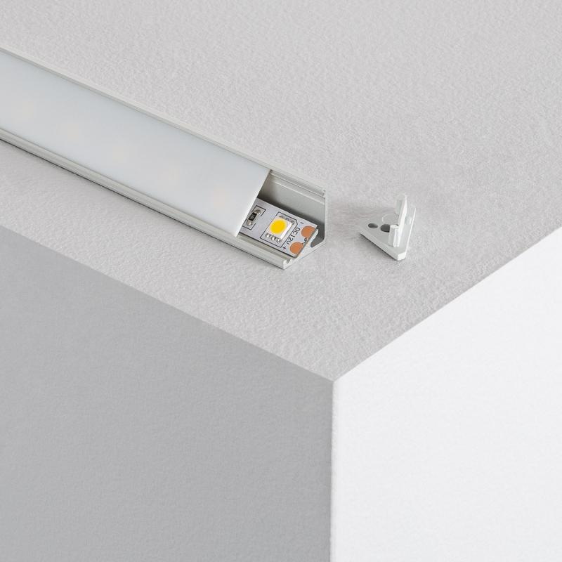 Lumexa Aluminium Hoekprofiel 1m voor LED-strip tot 8 mm