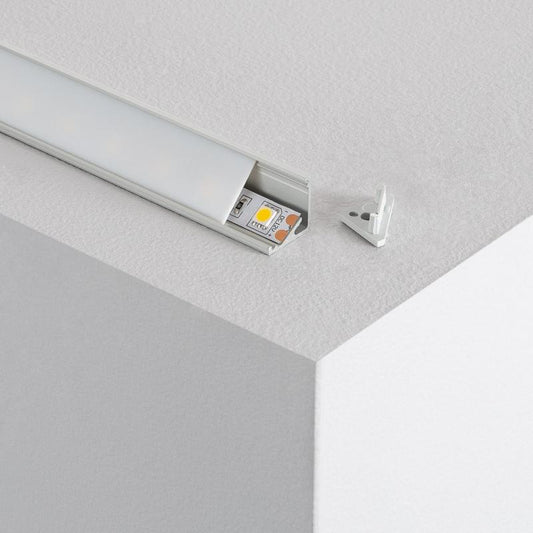 Lumexa Aluminium Hoekprofiel 1m voor LED-strip tot 8 mm