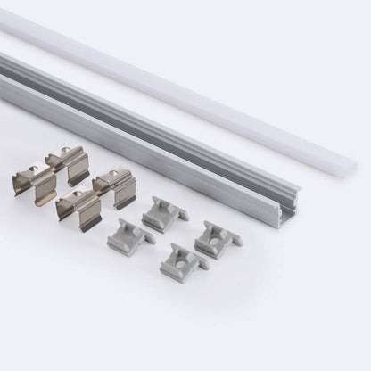 Aluminium profiel inbouw | voor LED-strip tot 6mm