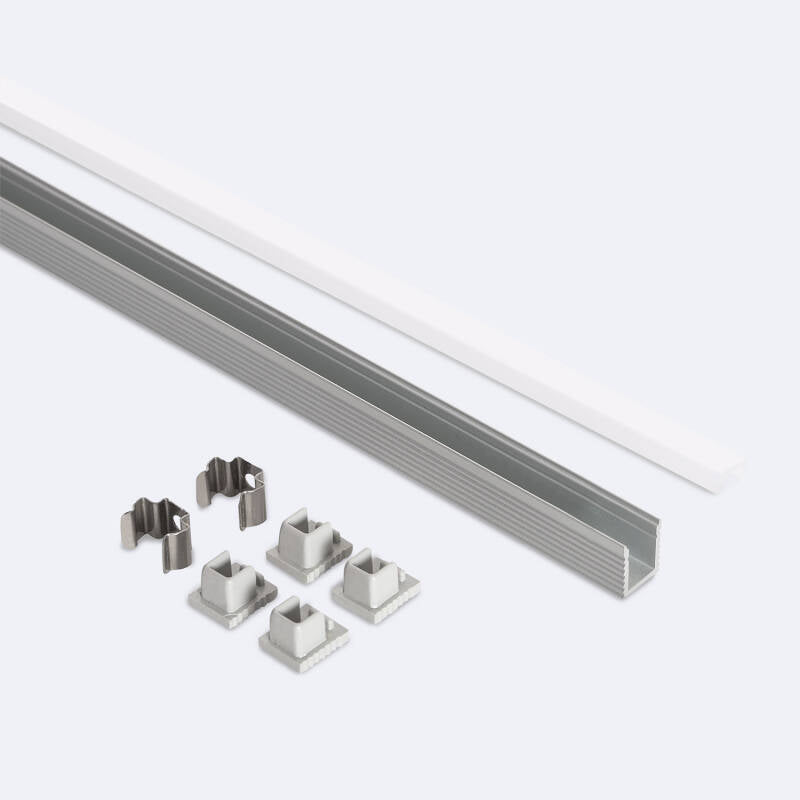 Lumexa Aluminium mini-opbouwprofiel voor LED-strip tot 6 mm