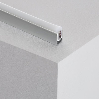 Lumexa Aluminium profiel 1m Neon led slang van RGB 11 W/m Halfrond 180º 220V AC 60 LED/m IP67 in te korten om de 100 cm