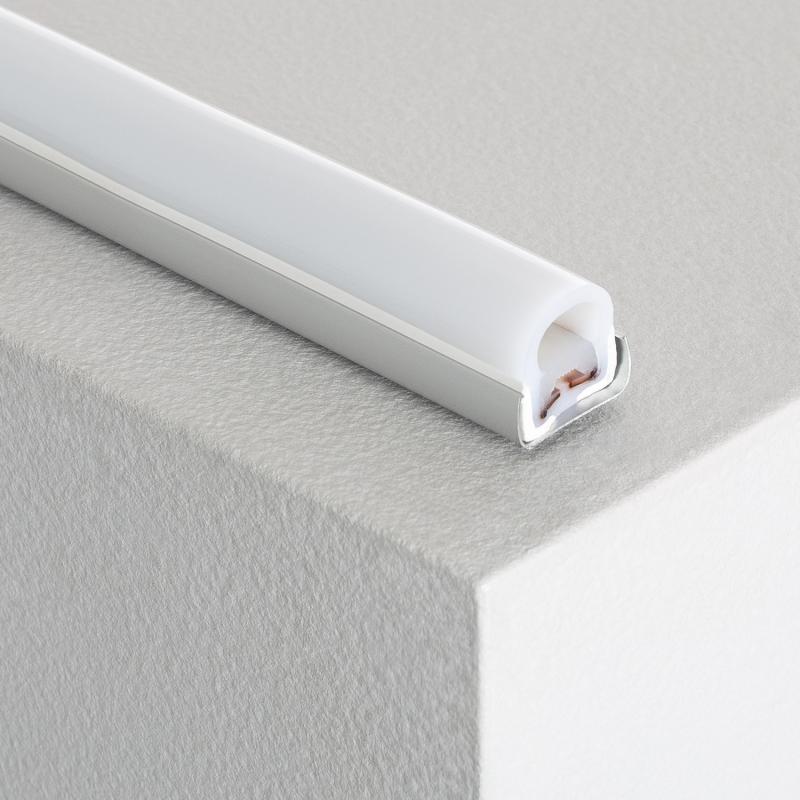 Lumexa Aluminium profiel 1m voor LED Neon 7,5 W/m Dimbaar 220V AC 100 LED/m Halfrond 180º Monokleur IP67 Op maat gesneden om de 100cm