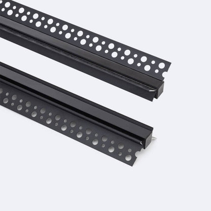 Lumexa Aluminium Profiel Gips/Pladur inbouw voor binnenhoek LED-strip tot 9 mm