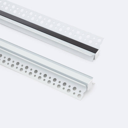 Lumexa Aluminium Profiel Gips/Pladur inbouw voor binnenhoek LED-strip tot 9 mm