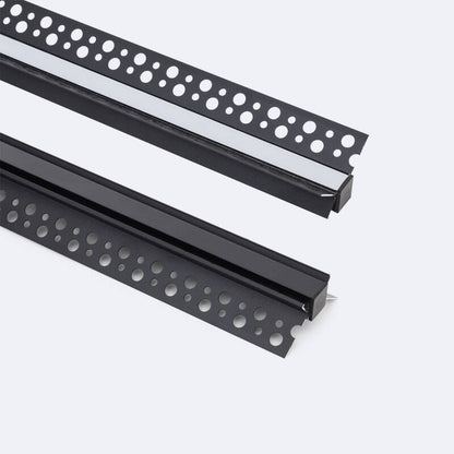 Lumexa Aluminium Profiel Gips/Pladur inbouw voor binnenhoek LED-strip tot 9 mm