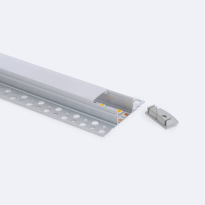 Lumexa Aluminium Profiel Gips/Pladur Integratie voor LED-strip tot 20 mm