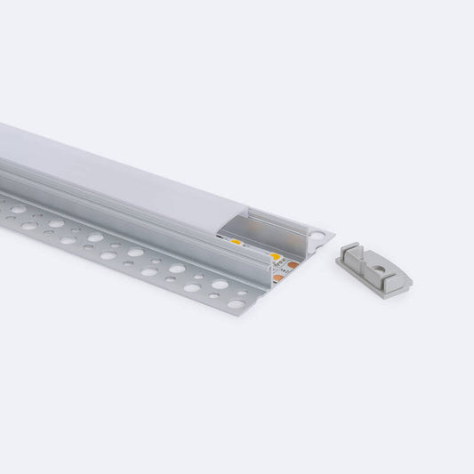 Aluminium profiel gips inbouw | voor LED-strip tot 20mm