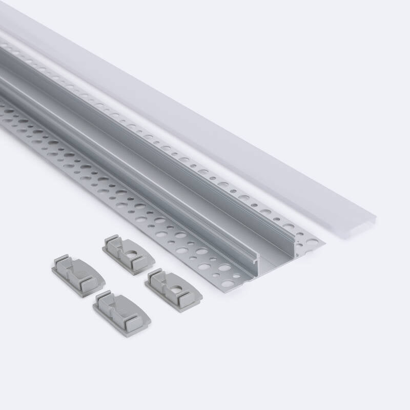 Lumexa Aluminium Profiel Gips/Pladur Integratie voor LED-strip tot 20 mm