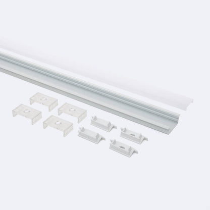 Lumexa Aluminium Profiel Inbouw voor Dubbele LED-strip tot 18 mm