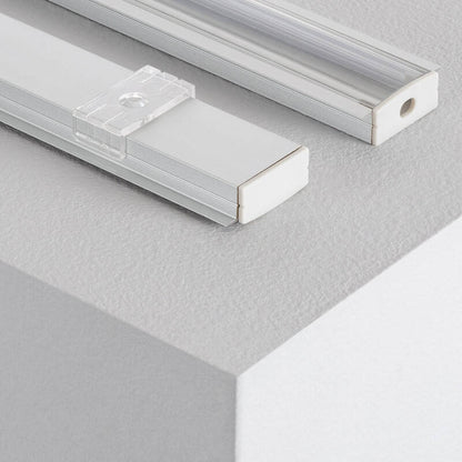 Lumexa Aluminium Profiel Inbouw voor Dubbele LED-strip tot 18 mm