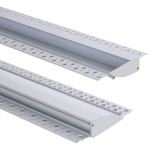 Lumexa Aluminium Profiel inbouw voor Gips/Pladur 2m Voor LED-strip tot 12mm