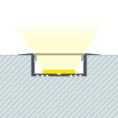 Lumexa Aluminium Profiel Inbouw voor LED-strip tot 31 mm
