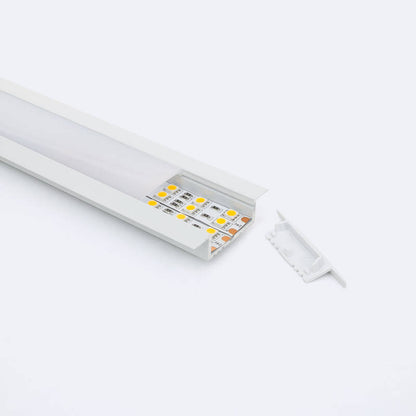 Aluminium profiel inbouw | voor LED-strip tot 31mm