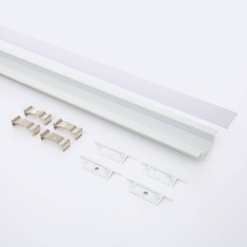 Aluminium profiel inbouw | voor LED-strip tot 31mm