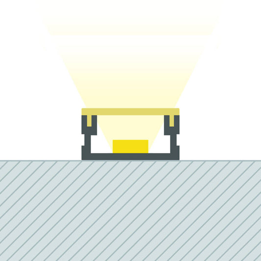 Lumexa Aluminium profiel Opbouw 2 m voor LED-strip tot 10 mm