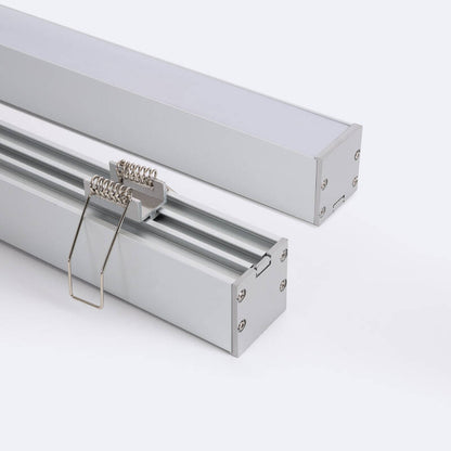 Aluminium profiel opbouw clip-on verzonken | voor LED-strip tot 24mm