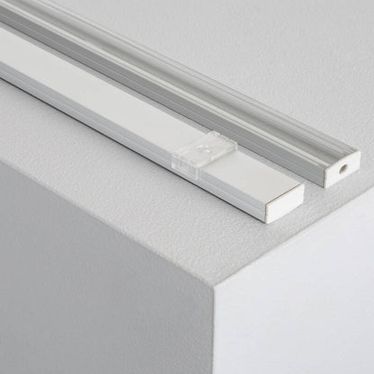 Aluminium profiel opbouw | voor dubbele LED-strip tot 20mm