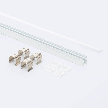 Aluminium profiel opbouw | voor LED-strip tot 8mm