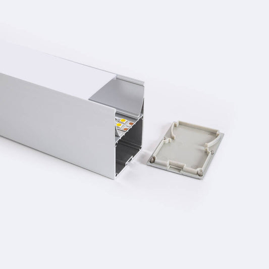 Sixe | Aluminium profiel opbouw en hangend | voor LED-strip tot 22mm