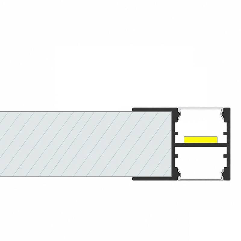 Lumexa Aluminium Profiel voor Plank voor LED-strip tot 12 mm