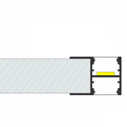 Lumexa Aluminium Profiel voor Plank voor LED-strip tot 12 mm