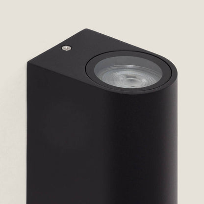 Lumexa Galavo Buiten Wandlamp Up/Down Zwart 2x GU10