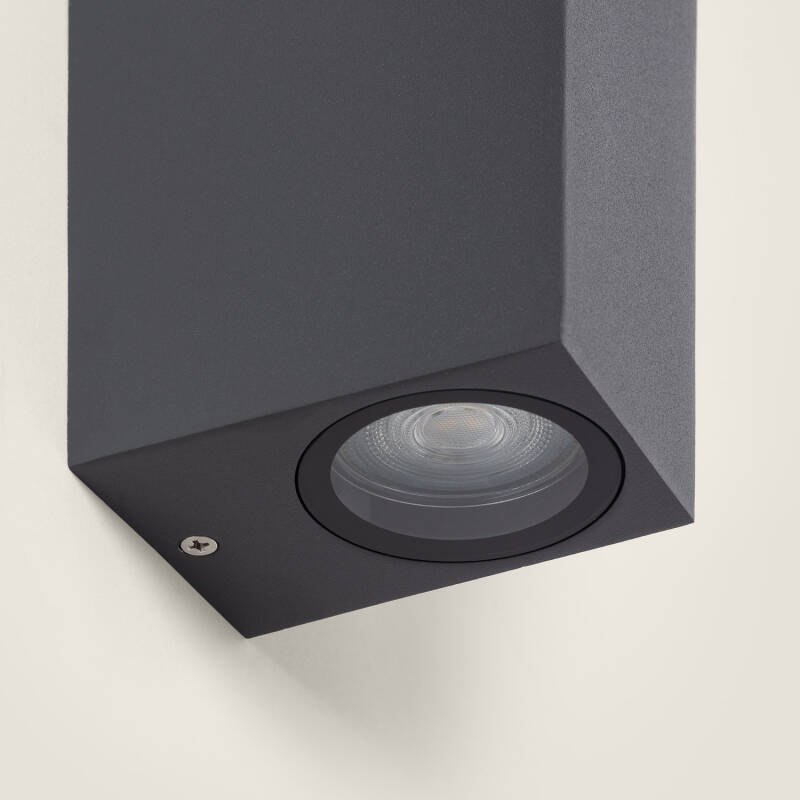 Lumexa Misenavo Buiten Wandlamp Up/Down Donkergrijs 2x GU10