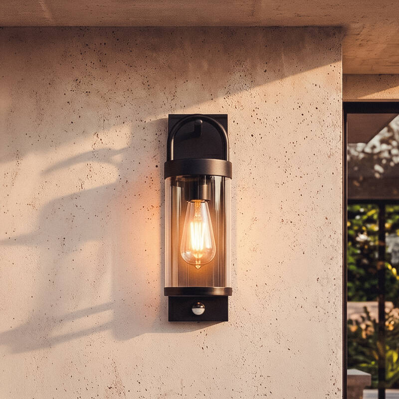 Lumexa Bennivo Buiten Wandlamp met PIR-sensor E27